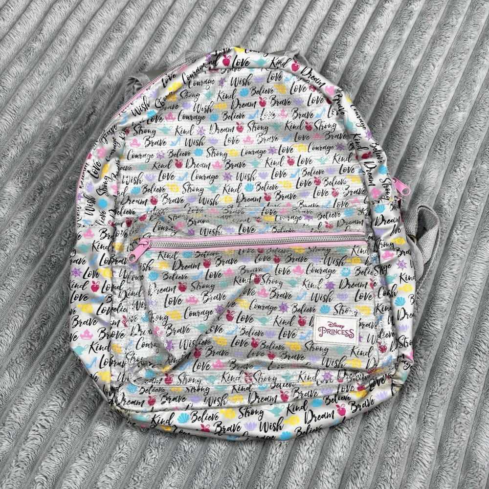 Authentic original Disney parks, Disney princess glitter‎ packback Love Courage